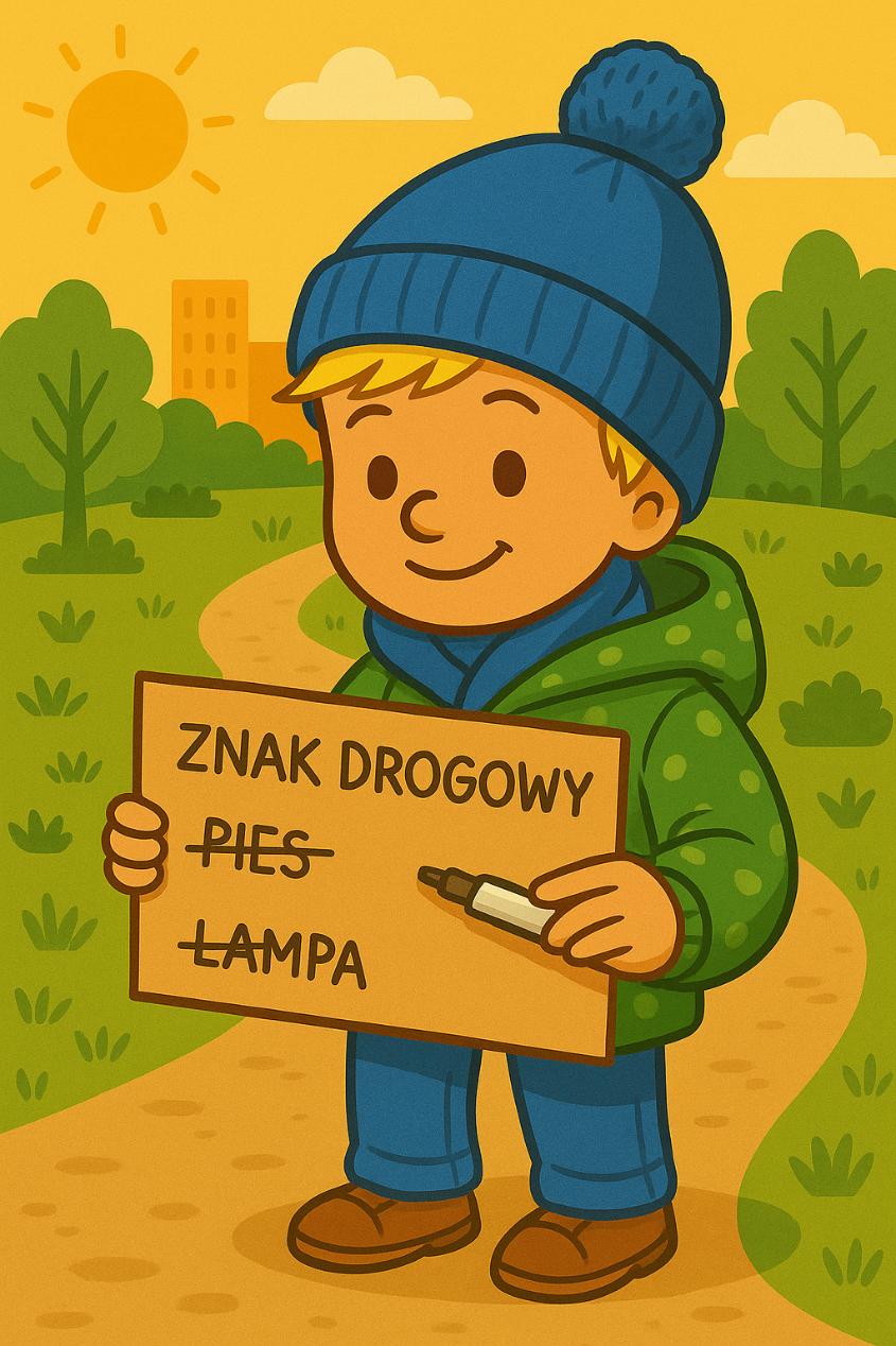 Spacerowa wykreślanka – zabawa w czytanie i spostrzegawczość